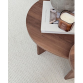 Daisie Rug Studio Beige Sylora Wool-Blend Power-Loomed Rug