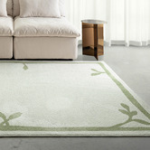 Daisie Rug Studio Briony Botanical Border Rug