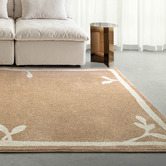Daisie Rug Studio Briony Botanical Border Rug