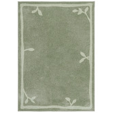 Daisie Rug Studio Briony Botanical Border Rug
