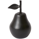 Prairie &amp; Home Black Pear Aluminium Ornament