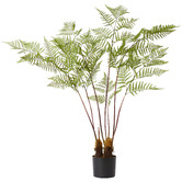 Prairie &amp; Home 157cm Potted Faux Woodland Fern Plant