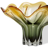 Prairie &amp; Home 30cm Amber Renee Glass Vase