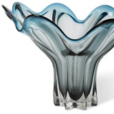 Prairie &amp; Home 30cm Blue Renee Glass Vase
