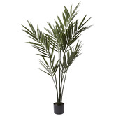 Prairie &amp; Home 183cm Potted Faux Kentia Palm Tree