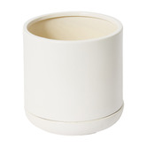 Prairie &amp; Home Miranda Ceramic Plant Pot with Saucer