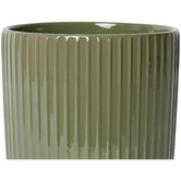 Prairie &amp; Home Maurice Ceramic Plant Pot with Saucer