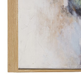 Prairie &amp; Home Green Murky Hand Framed Canvas Wall Art