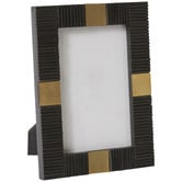 Prairie &amp; Home Cicero Brass &amp; Resin Photo Frame