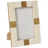 Prairie &amp; Home Cicero Brass &amp; Resin Photo Frame