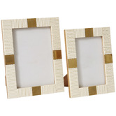 Prairie &amp; Home Cicero Brass &amp; Resin Photo Frame