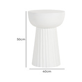 Prairie &amp; Home Atlas Mango Wood Side Table