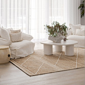 Darren Palmer Natural Earth Hand-Loomed Jute-Blend Rug