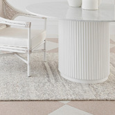 Darren Palmer Silver Travertine Hand-Knotted Wool Rug