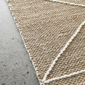 Darren Palmer Natural Earth Hand-Loomed Jute-Blend Rug
