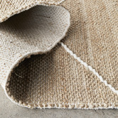 Darren Palmer Natural Earth Hand-Loomed Jute-Blend Rug