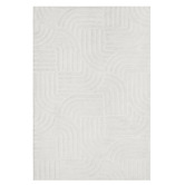 Darren Palmer Ivory Zen Hand-Tufted Wool-Blend Rug