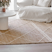 Darren Palmer Natural Earth Hand-Loomed Jute-Blend Rug