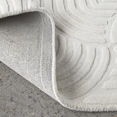 Darren Palmer Ivory Zen Hand-Tufted Wool-Blend Rug