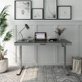 Cooper Furniture Elvira Electric Sit &amp; Stand Desk with USB Ports