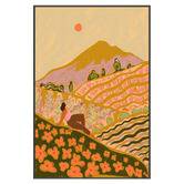 The Native Collection Field of Flowers Printed Wall Art