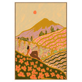 The Native Collection Field of Flowers Printed Wall Art
