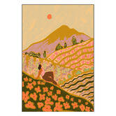 The Native Collection Field of Flowers Printed Wall Art