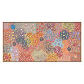 The Native Collection Women&#039;s Ceremony Dancing Feather Printed Wall Art