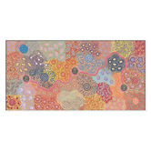 The Native Collection Women&#039;s Ceremony Dancing Feather Printed Wall Art