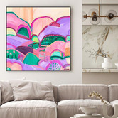 The Native Collection Vibrant Hills Printed Wall Art