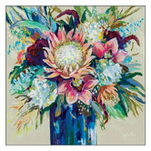 The Native Collection Warm Gray Marias Bouquet Printed Wall Art