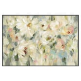 The Native Collection Expressive Pale Floral Printed Wall Art