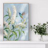 The Native Collection Hummingbird II Canvas Wall Art