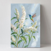 The Native Collection Hummingbird II Canvas Wall Art