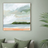 The Native Collection Lake Beach Canvas Wall Art