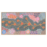 The Native Collection Waterhole Dreaming Canvas Wall Art