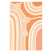 The Native Collection My Three Pathways Earth Canvas Wall Art