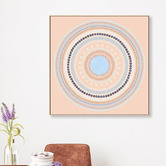 The Native Collection Yarning Circle Gathering Canvas Wall Art