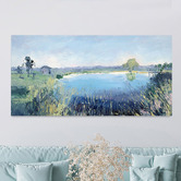 The Native Collection Mudgee Vineyard Dam Canvas Wall Art