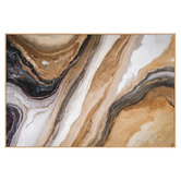 The Native Collection Marble in Warm Neutrals Canvas Wall Art