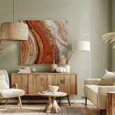 The Native Collection Red Chalcedony Canvas Wall Art
