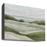 The Native Collection Green Hill View Canvas Wall Art