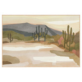 The Native Collection Rocky Hill &amp; Cactus Canvas Wall Art