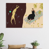 The Native Collection Yin &amp; Yang Canvas Wall Art