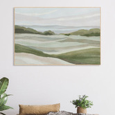 The Native Collection Green Hill View Canvas Wall Art