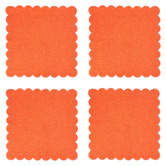 Annabel Trends Scallop Cotton-Blend Table Napkins