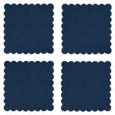 Annabel Trends Scallop Cotton-Blend Table Napkins