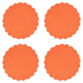 Annabel Trends Scalloped Cotton-Blend Placemats