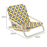 Annabel Trends Retro Tile Foldable Beach Chair