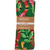Annabel Trends Jungle Snake Linen Napkins